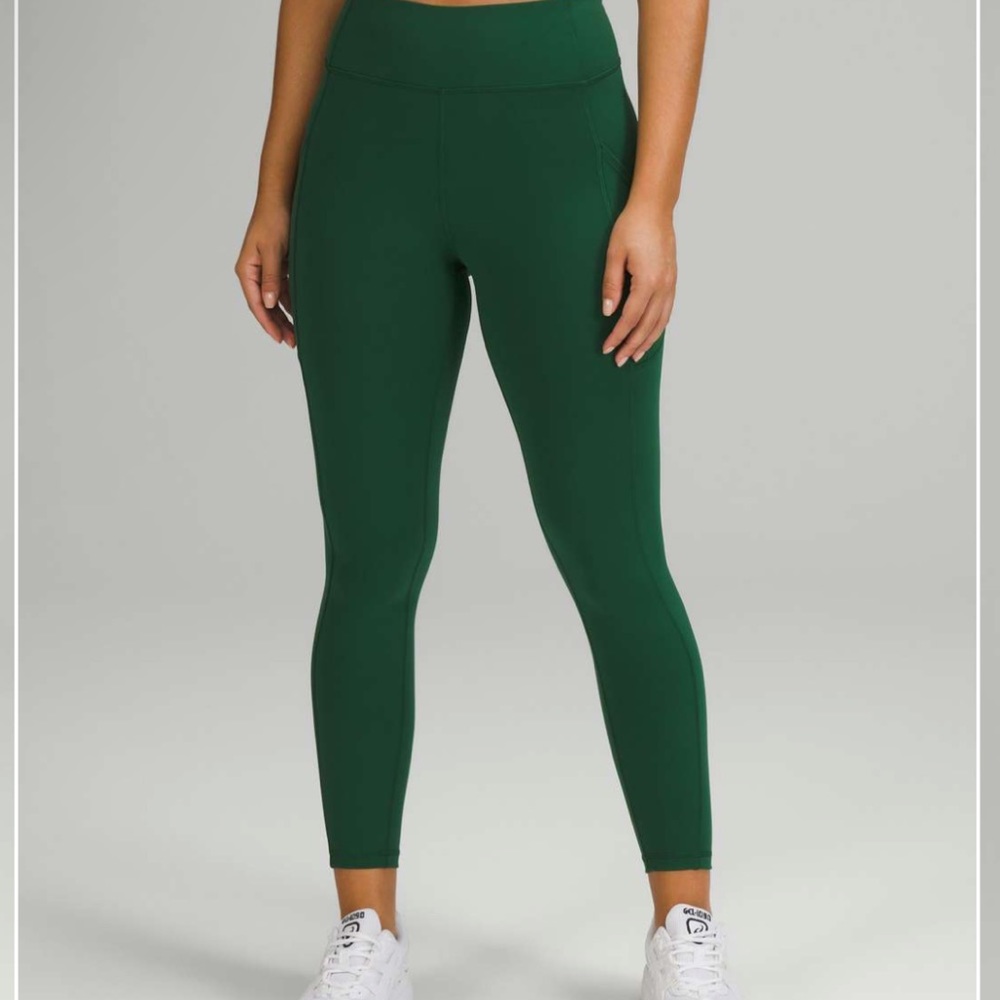 Lululemon Invigorate HR 25” siz 8 Everglade Green
